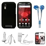 Black Protective Silicone Skin for Motorola Droid Bionic XT865 (Verizon Wir ....