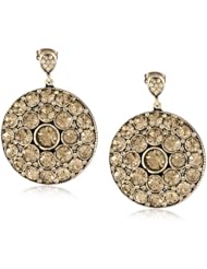 Azaara "Crystal" Vologne Disc Drop Earrings