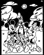 Mickey & Friends Coloring Board