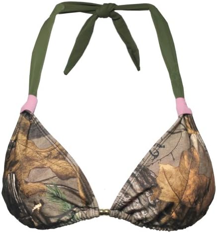 Realtree Women's Triangle Slider Swimsuit Top Medium Realtree Xtra