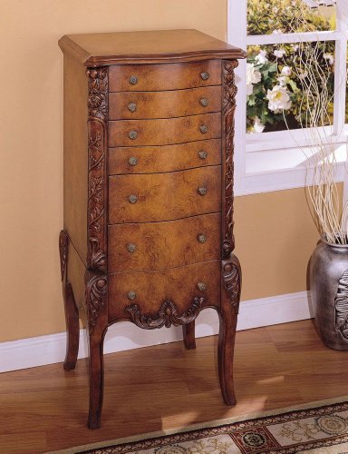 Buy Masterpiece Jewelry Armoire by Powell - Natural Wood (581-314)