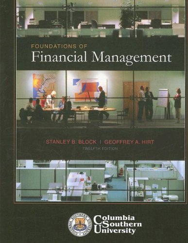 Foundations of Financial Management