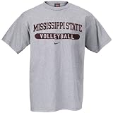Nike Mississippi State Bulldogs Ash Volleyball T-shirt