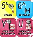 Avid PRO TOOLS keyboard stickers