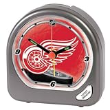 Detroit Red Wings Official Logo Travel Alarm Clock