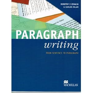 Paragraph Writing: From Sentence to Paragraph 51UyilDnfwL. SL500 AA300 Paragraph Writing: From Sentence to Paragraph