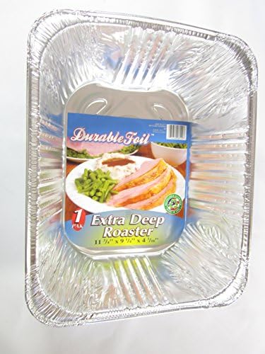 3 Disposable Aluminum Extra Deep Roaster Pans