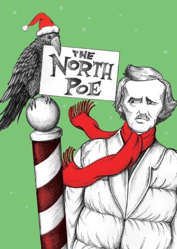 North Poe - Box of 15 Holiday Cards and Envelopes "Edgar Allen Poe"