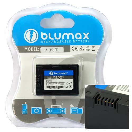 Blumax Akku f&uuml;r Samsung IA-BP210E IA / HMX-H200 / H203 / H204 / H205 / S10 / S15 / S16