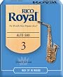 Rico Royal Alto Sax Reeds, Strength 3.0, 10-pack
