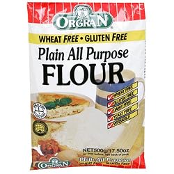 OrgraN Gluten-Free Plain All-Purpose Flour, 17.5-Ounce Boxes (Pack of 8)
