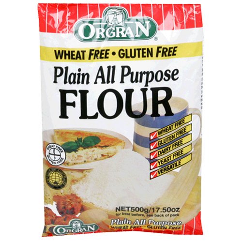OrgraN Gluten-Free Plain All-Purpose Flour, 17.5-Ounce Boxes (Pack of 8) by OrgraN
