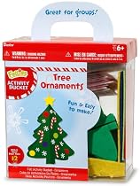 Felties Felt Activity Bucket - Christmas Tree Ornaments - Makes 12
