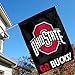 OSU Buckeyes House Flag GO BUCKS
