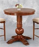 Counter Ht. Round Pedestal Table
