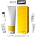 Facial Cleanser - All Natural Organic Exfoliating Daily Cleanser 4.0 fl. oz - Removes Impurities and Reduces Sunspots for Bright, Smooth Skin Texture - Aromatherapy Citrus Scent - 100% Paraben Free - Live Ultimate