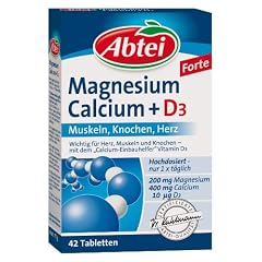 Abtei Magnesium Calcium + D3, 42 Tabletten
