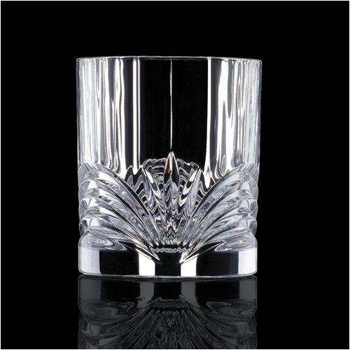 Crystal Set of Six Double Old Fashioned Glasses