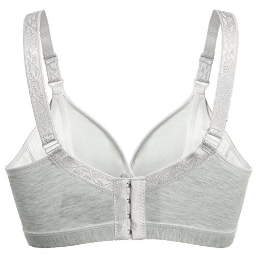 Ekouaer Womens NonWired Lace Nursing Sleeping Bra Supporting Bralette