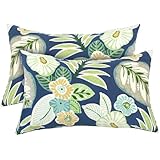 Greendale Home Fashions Rectangle Outdoor Accent Pillows, Marlow, Set of 2