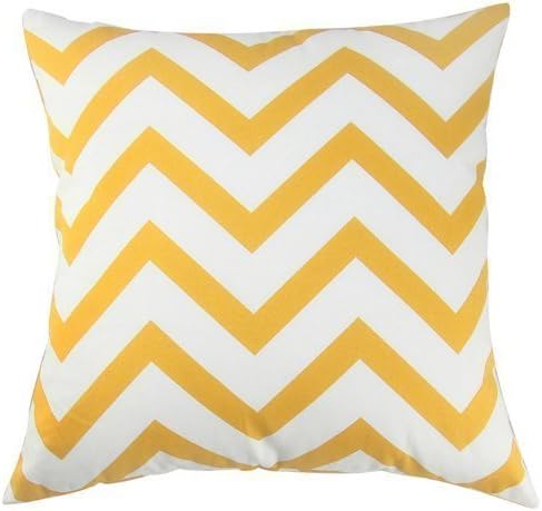 UOOPOO Chevron Design DecorativePillow Cover 20 x 20 Inches Square Cushion Cover for Sofa One Side
