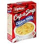 Lipton Cup-a-Soup, Chicken Noodle with White Meat, 4-Count Pouches per Box (Pack of 12)