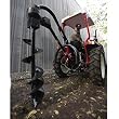- NorTrac Tractor with Front-End Loader and Auger Assembly with 12in. Bit - 25 HP