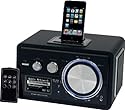LUXUS W-LAN INTERNET-RADIO MIT IPOD DOCKING-STATION, MIT RADIOWECKER, 12500 DIGITALE RADIO-STATIONEN, ANSCHLUSS AN HIFISYSTEM + LAUTSPRECHERSYSTEM, SCHWARZ/SILBER, NEU + OVP