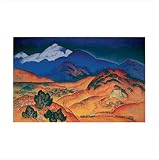 Old Santa Fe Trail by William Penhallow Henderson poster print,21 in. x 21 in.