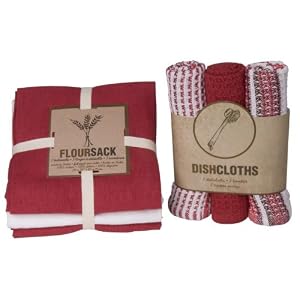 Click to buy Cool Kitchen Gadget: Now Designs Floursack Towel and Dishcloth Set of 6 from Amazon!