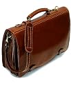 Cenzo Italian Leather Briefcase Attache