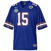 Nike Florida Gators #15 Royal Blue 2009 BCS National Championship Replica Football Jersey