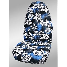 Shear Comfort Custom Mercury Mountaineer Seat Covers - FRONT ROW: High Back Buckets (2002-2005) - Hawaiian Hana Bay