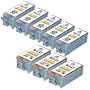 LD &copy; Canon Pixma iP100 Compatible Set of 8 Ink Cartridges: 5 Black PGI35, 3 Color CLI36