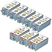 Canon Pixma iP100 Compatible Set of 8 Ink Cartridges: 5 Black PGI-35 & 3 Color CLI-36 Ink Cartridges by LD Products