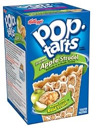 Pop-Tarts, (Semi-Frosted) Apple Strudel, 8-Count Tarts (Pack of 12)