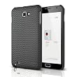 elago G4 Breathe Case for Galaxy Note - Semi-Gloss Metalic Black + HD Professional film(Compatible with at&t Only)