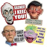 Jeff Dunham Oversized Vinyl Magnets (Set of 4) - Die-cut Characters & Quotes