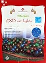 150ct. Net Lights LED Energy Saving Multi Color Indoor Outdoor Holiday Lights, Random Twinkling