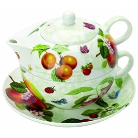 Nuova R2S - 327FRB - Bone China - Tea for one - D�cor Fruit - Porcelaine