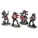 Gifts & Decor Macabre Musician Skeleton Skull Rock Band Figurine Set