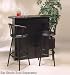 Casual Style Black Home Bar Unit