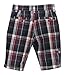 Gioberti Boys Plaid Shorts with Front Button & Zipper and Belt Loop Waistband