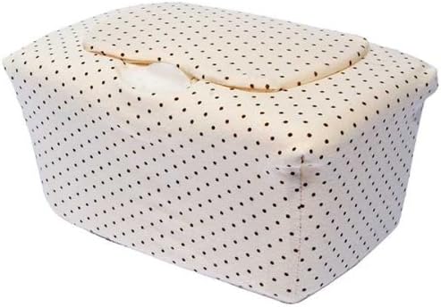 Creamy Pindot WipesWraps Baby Wipes Cover by CleverRelish