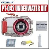 Olympus PT-042 Underwater Camera Housing For Stylus 1020/ 1010 + Accessory Kit