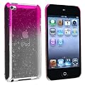 eForCity Snap-on Case compatible with Apple� iPod touch� 4th Generation, Clear Hot Pink Water Drop