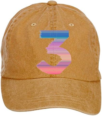 Qikdg Custom Adjustable Chance The Rapper Baseball Caps-Washed 100% Cotton Brown
