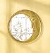 GOLD FINISH CELESTIAL MOON FACE WALL MIRROR HOME DECOR