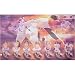 Nolan Ryan 7 No Hitters Commemorative 12x18 Lithograph Autographed by the 7 Catchers