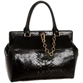 Stuart Weitzman Collection Michelle Anaconda-Embossed Large F